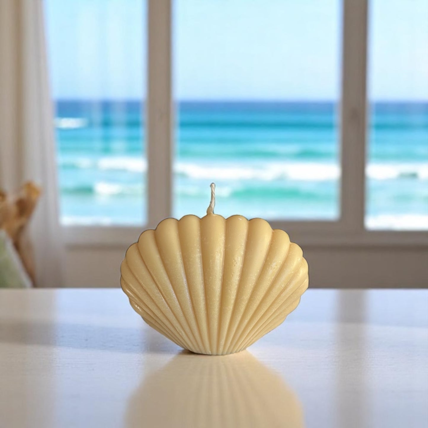 Shell Decorative Candle ( Large )