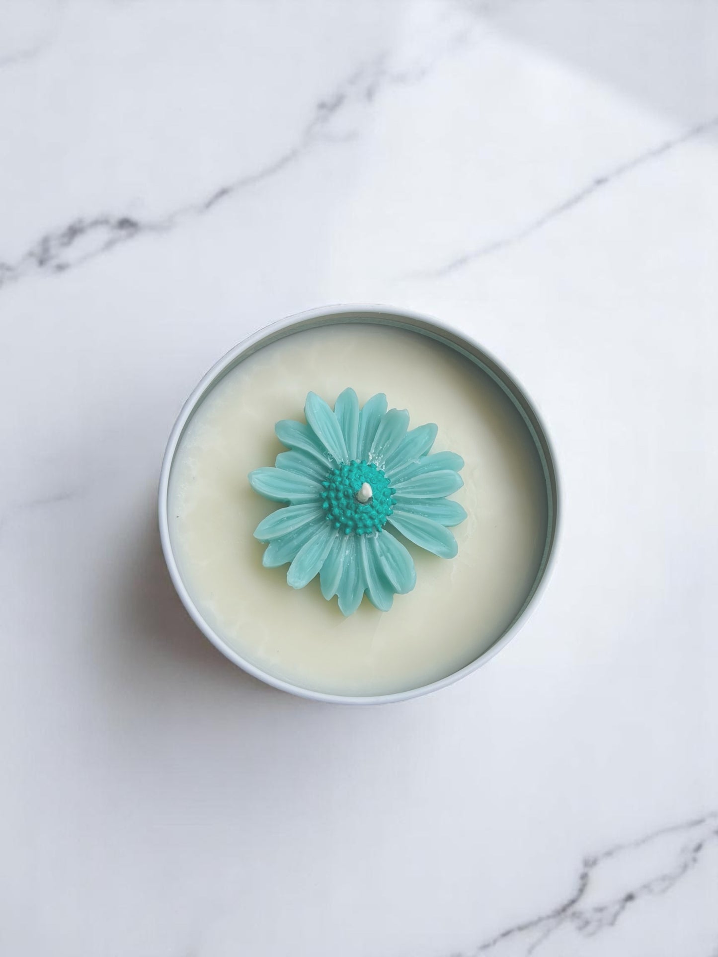 Coastal Collection Flower Candle