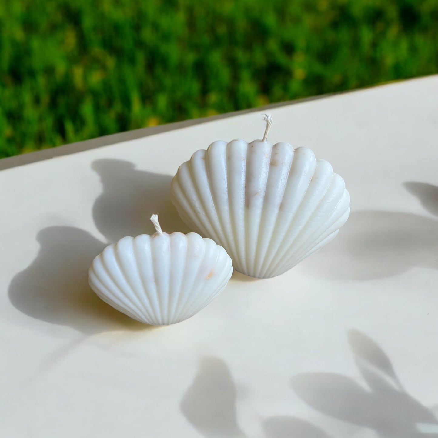 Shell Decorative Candle ( Large )