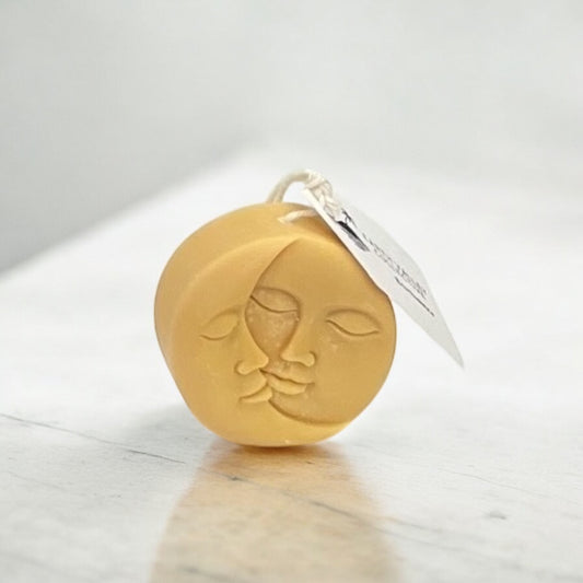 Moon Face Decorative Candle