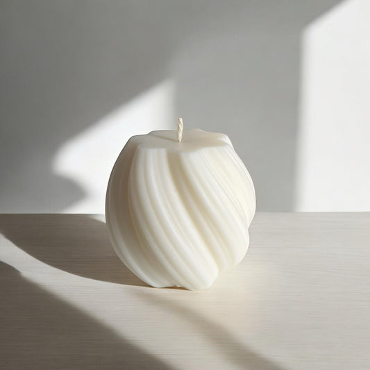 Swirl Decorative Candle