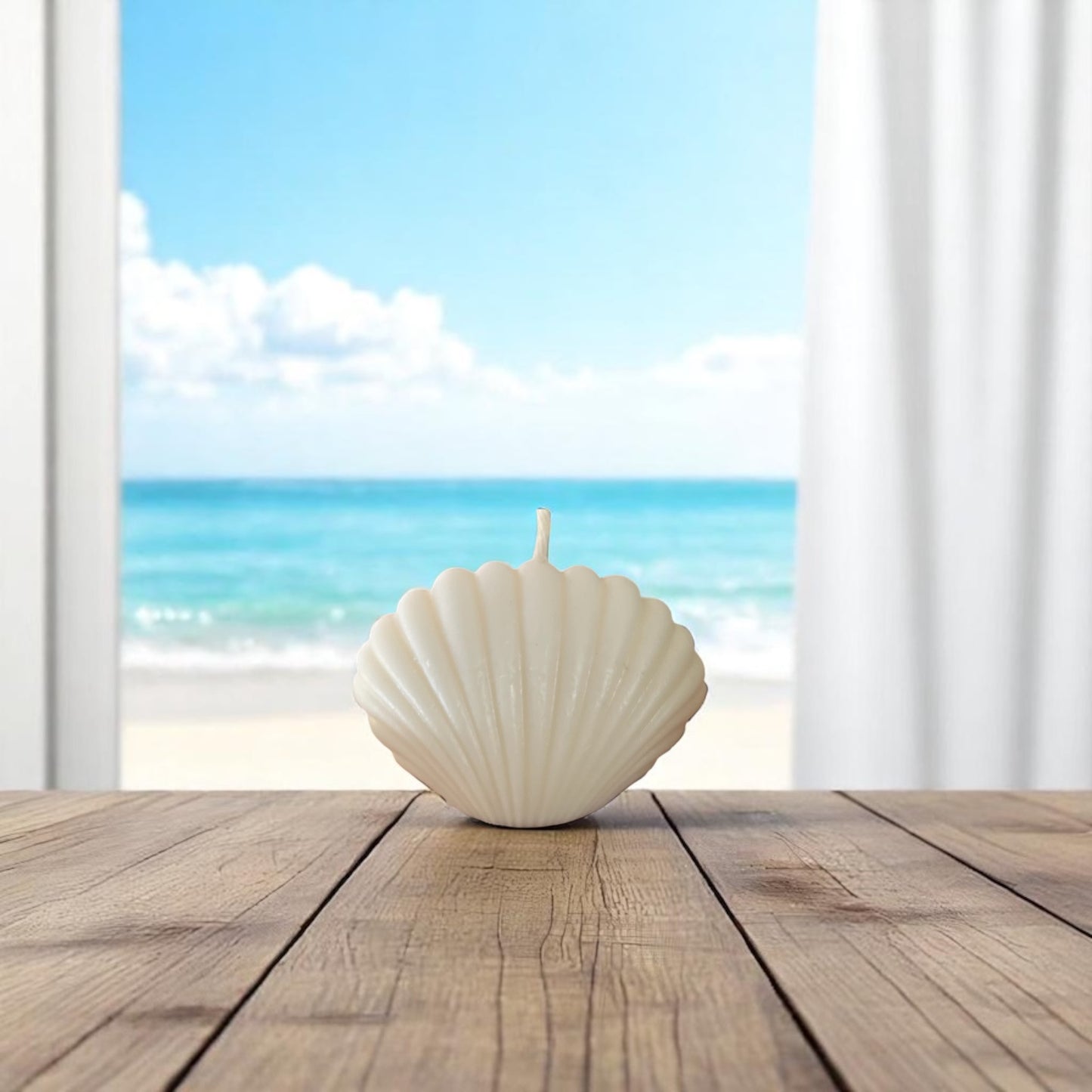 Shell Decorative Candle ( Small )